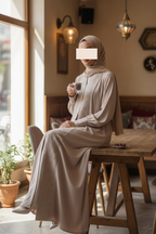 ABAYA PERLA BEIGE