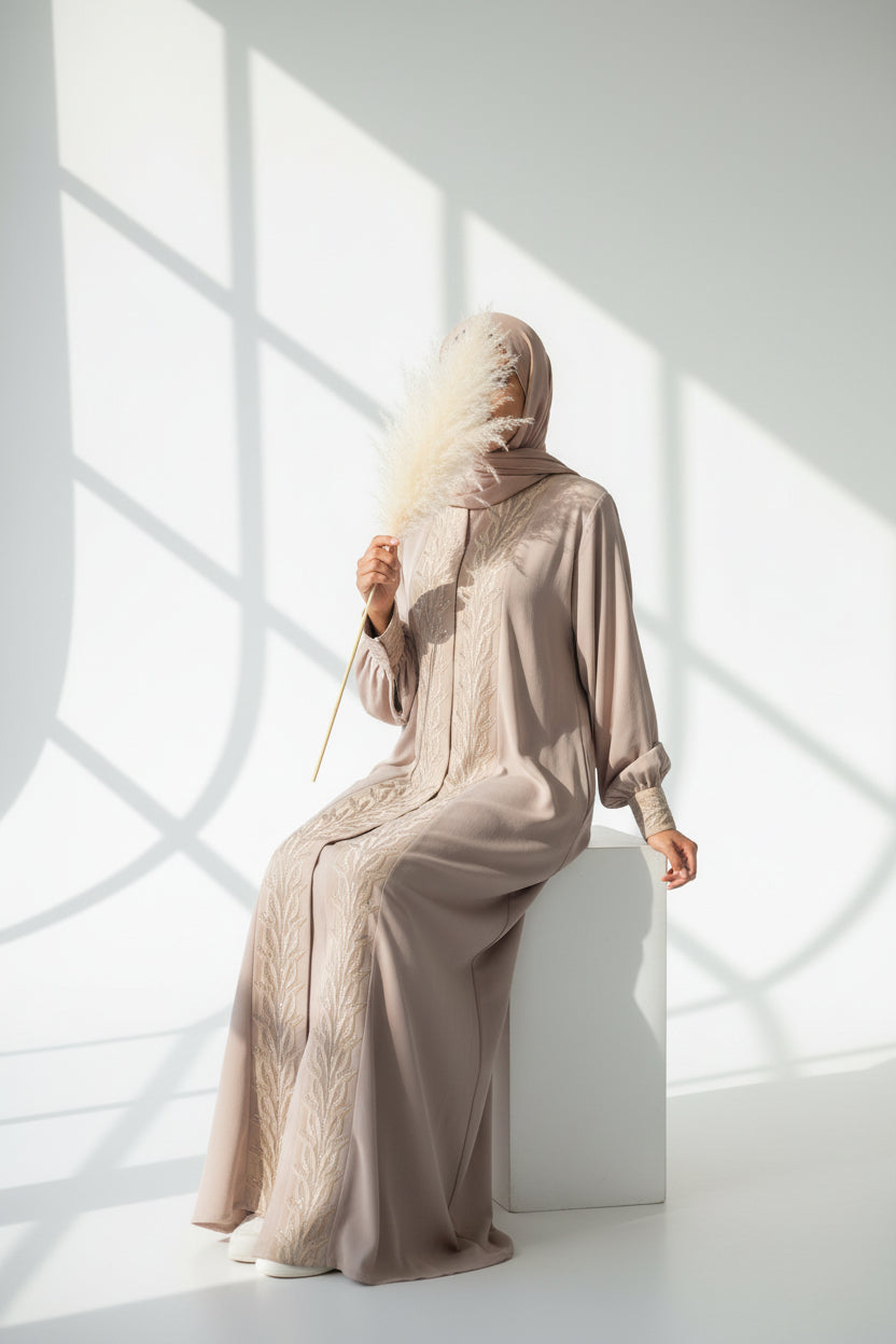 ABAYA PERLA BEIGE