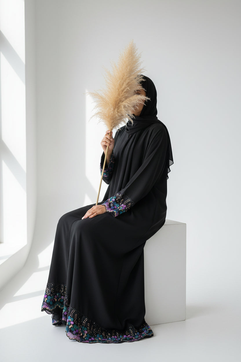 ABAYA SEONA TISSU CORÉEN