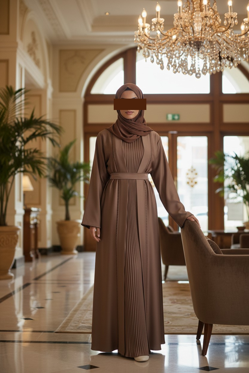 ABAYA CHIC MARRON