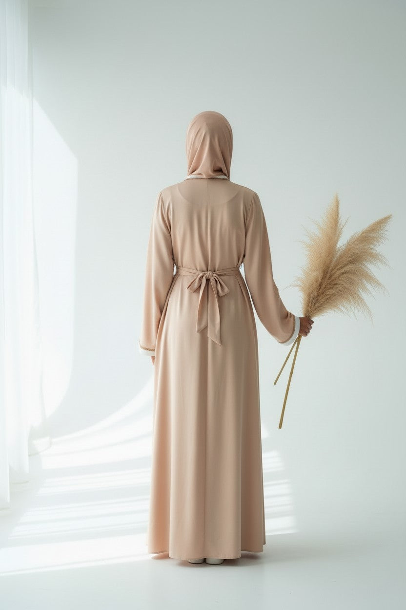 ABAYA SAFA BEIGE