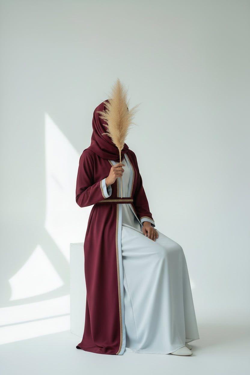 ABAYA SAFA BORDEAUX